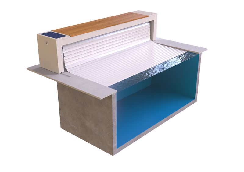 Aquatop Top Mount lamelltrekk til svømmebasseng