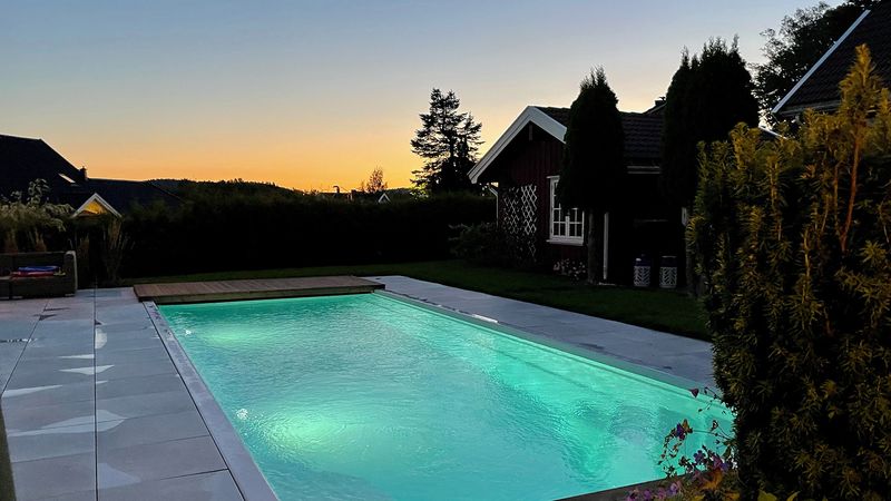 Monaco 1000 glassfiber svømmebasseng