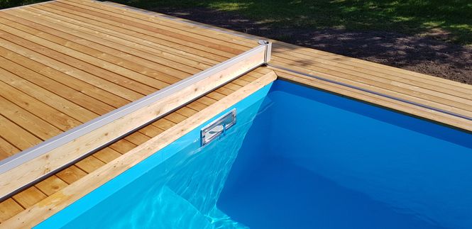 Hovedbilde Aqvisdeck Skyvbart terassedekke 3,75x8,5 meter