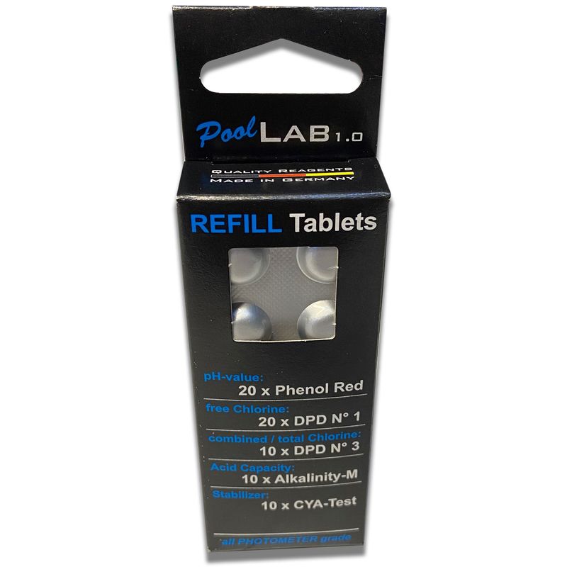 Pool Lab 2.0 refill tabletter