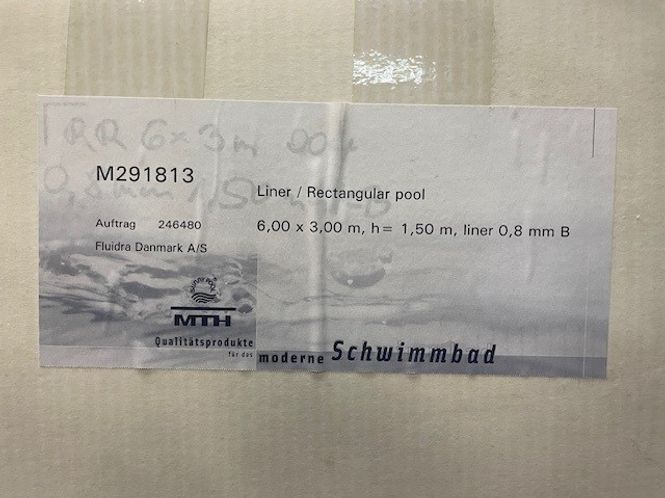 Hovedbilde Linerpose duk til støpt basseng 6x3x1,5 standard ...