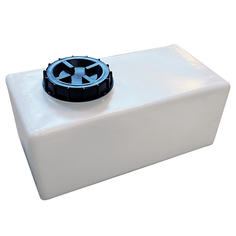 Doseringsbeholder hvit m/skrulokk 42 liter