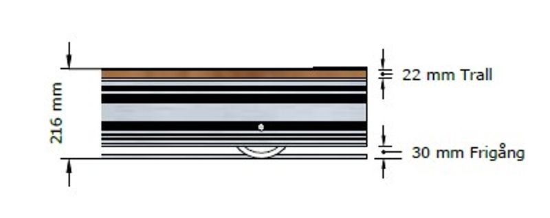 Aqvisdeck Skyvbart terassedekke 3,75x8,5 meter